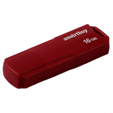 Память Smart Buy Clue  16GB, USB 2.0 Flash Drive, бордовый