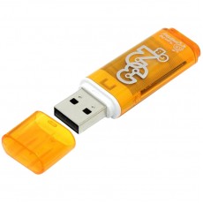 Память Smart Buy Glossy  32GB, USB 2.0 Flash Drive, оранжевый