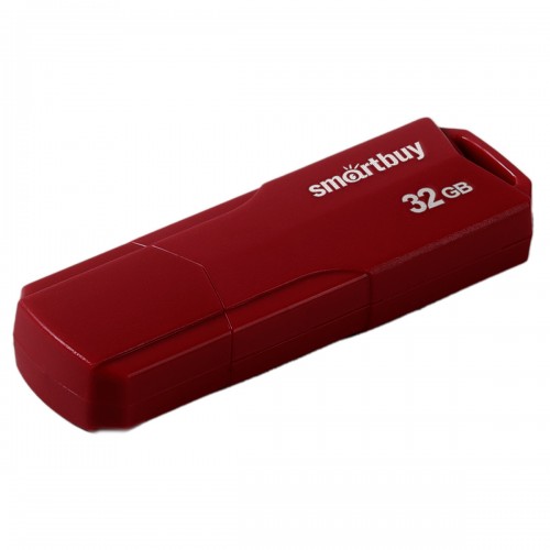 Память Smart Buy Clue 32GB, USB 2.0 Flash Drive, бордовый