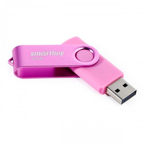 Память Smart Buy Twist 32GB, USB 2.0 Flash Drive, пурпурный