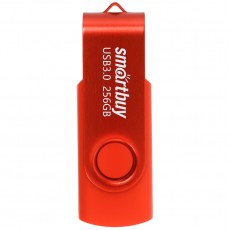 Память Smart Buy Twist  256GB, USB 3.0 Flash Drive, красный