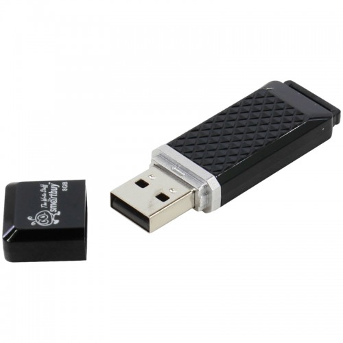 Память Smart Buy Quartz 8GB, USB 2.0 Flash Drive, черный