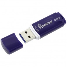 Память Smart Buy Crown  64GB, USB 3.0 Flash Drive, синий