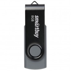 Память Smart Buy Twist  8GB, USB 2.0 Flash Drive, черный