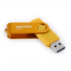 Память Smart Buy Twist 16GB, USB 2.0 Flash Drive, желтый