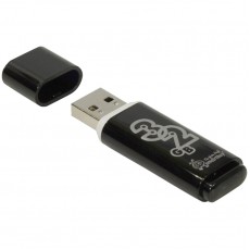 Память Smart Buy Glossy  32GB, USB 2.0 Flash Drive, черный