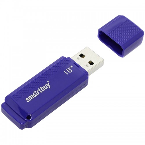 Память Smart Buy Dock 16GB, USB 2.0 Flash Drive, синий