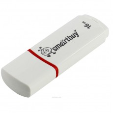 Память Smart Buy Crown  16GB, USB 2.0 Flash Drive, белый