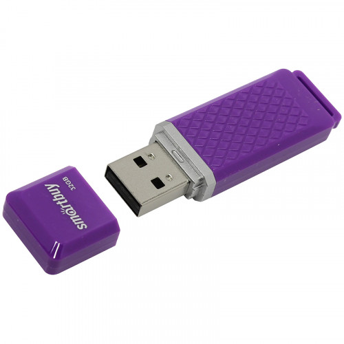 Память Smart Buy Quartz 16GB, USB 2.0 Flash Drive, фиолетовый