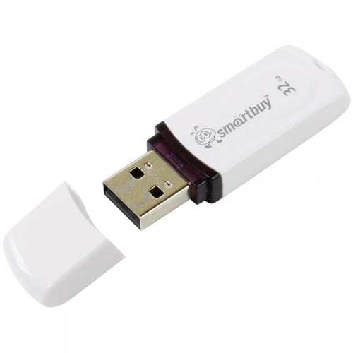 Память Smart Buy Paean 32GB, USB 2.0 Flash Drive, белый