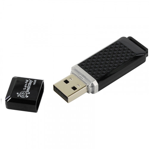 Память Smart Buy Quartz 16GB, USB 2.0 Flash Drive, черный