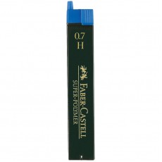 Грифели для механических карандашей Faber-Castell Super-Polymer, 12шт., 0,7мм, H