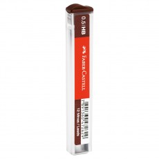 Грифели для механических карандашей Faber-Castell Polymer, 12шт., 0,5мм, HB