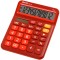 Калькулятор настольный Eleven CDC-110-RD, 12 разрядов, двойное питание, 125*160*28мм, красный