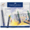 Карандаши цветные Faber-Castell Goldfaber, 48цв., круглые, заточен., метал. коробка