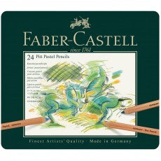 Пастельные карандаши Faber-Castell Pitt Pastel, 24цв., метал. коробка