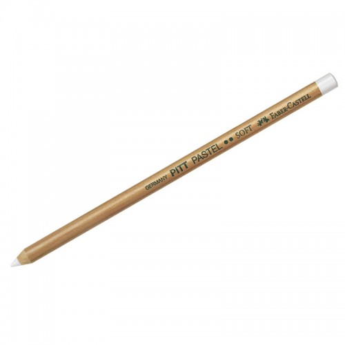 Пастельный карандаш Faber-Castell Pitt Pastel, цвет 101 белый, мягкий