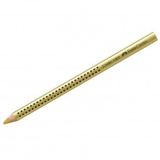 Карандаш Faber-Castell Jumbo Grip золотой металлик, трехгран., утолщен., заточен.