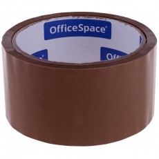 Клейкая лента упаковочная OfficeSpace, 48мм*40м, 38мкм, темная, ШК