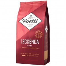 Кофе молотый Poetti Leggenda Ruby, вакуумный пакет, 250г