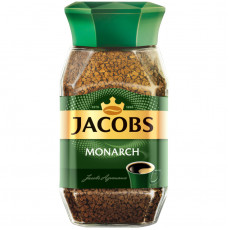 Кофе растворимый Jacobs Monarch, сублимированный, стеклянная банка, 95г