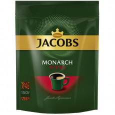 Кофе растворимый Jacobs Monarch Intense, сублимированный, мягкая упаковка, 150г