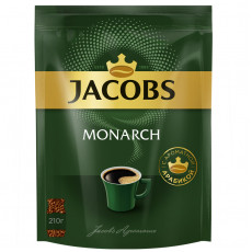 Кофе растворимый Jacobs Monarch, сублимированный, мягкая упаковка, 210г Кофе растворимый Jacobs Monarch, сублимированный, мягкая упаковка, 210г