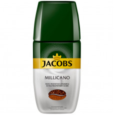 Кофе растворимый Jacobs Monarch Millicano, сублимированный, с молотым, стеклянная банка, 160г