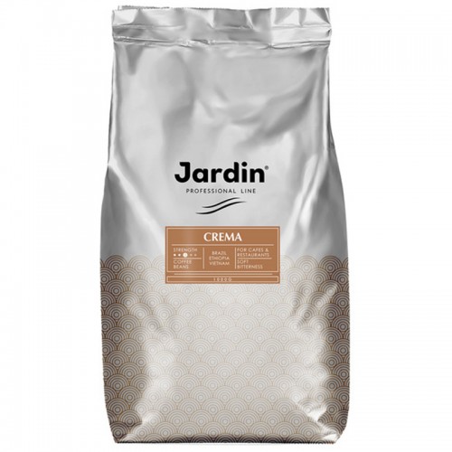 Кофе в зернах Jardin Crema, вакуумный пакет, 1кг