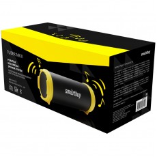 Колонка портативная Smartbuy Tuber MK2, 2*3W, Bluetooth, FM, 1500 мА*ч, до 8 часов работы, желтый, черный