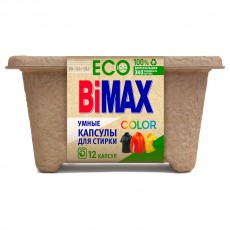 Капсулы для машинной стирки BiMax ЭКО Color, 12шт