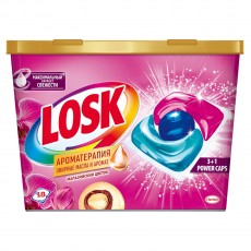 Капсулы для машинной стирки Losk Арома. Малазийский цветок, 18шт*13г