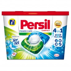 Капсулы для машинной стирки Persil Power caps. Свежесть от вернель, 4в1, 21шт*15г