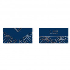 Конверт для денег MESHU С Днем рождения. Синий, 85*164мм, soft-touch, фольга