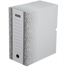 Короб архивный с клапаном OfficeSpace Standard плотный, микрогофрокартон, 150мм, белый, до 1400л.