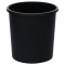 Корзина для бумаг СТАММ, 18л, цельная, черная