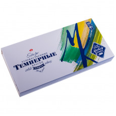 Краски темперные Мастер-Класс, 10 цветов, 46мл/туба, картон
