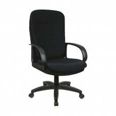 Кресло руководителя Helmi HL-E66 Lines LTP, ткань черная, пиастра