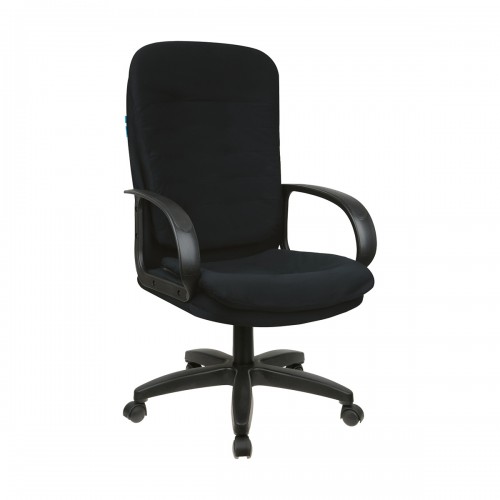 Кресло руководителя Helmi HL-E66 Lines LTP, ткань черная, пиастра