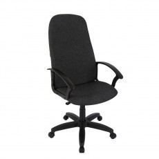 Кресло руководителя Helmi HL-E79 Elegant LTP, ткань серая, пиастра