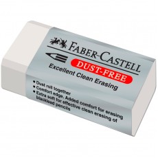 Ластик Faber-Castell Dust Free, прямоугольный, картонный футляр, 41*18,5*11,5мм