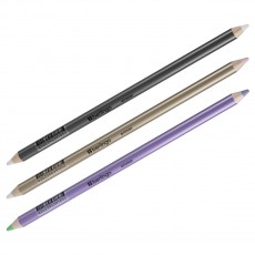Ластик-карандаш Berlingo Eraze 870, двухсторонний, круглый, цвета ассорти