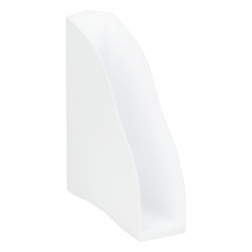 Лоток для бумаг вертикальный СТАММ Дельта, белый, ширина 85мм