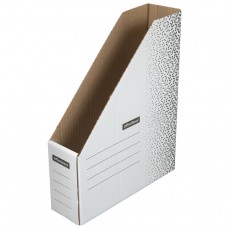 Накопитель-лоток архивный из микрогофрокартона OfficeSpace Standard плотный, 75мм, белый, 700л.