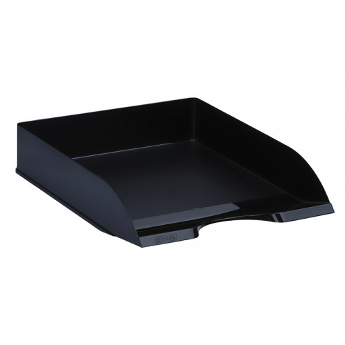 Лоток для бумаг горизонтальный СТАММ Дельта, черный