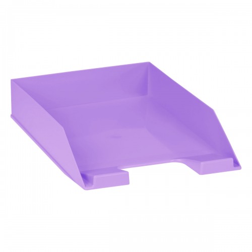 Лоток для бумаг горизонтальный СТАММ Фаворит, фиолетовый
