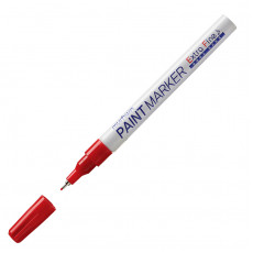 Маркер-краска MunHwa Extra Fine Paint Marker красная,1мм, нитро-основа