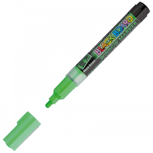 Маркер меловой MunHwa Black Board Marker зеленый, 3мм, водная основа