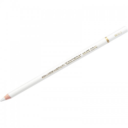 Угольный карандаш Koh-I-Noor Gioconda Extra 8812 HB, белый, заточен