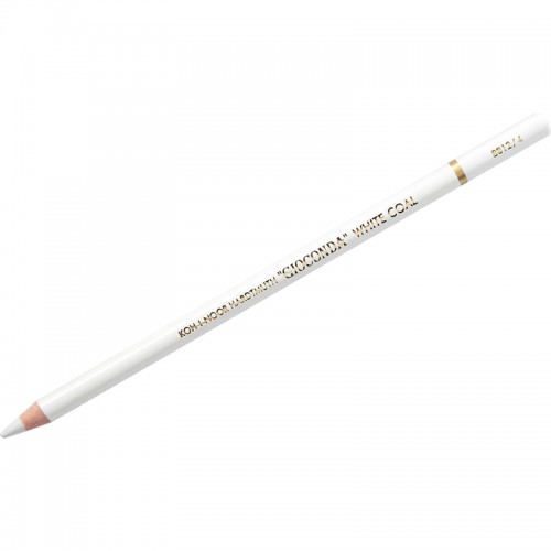 Угольный карандаш Koh-I-Noor Gioconda Extra 8812 H, белый, заточен